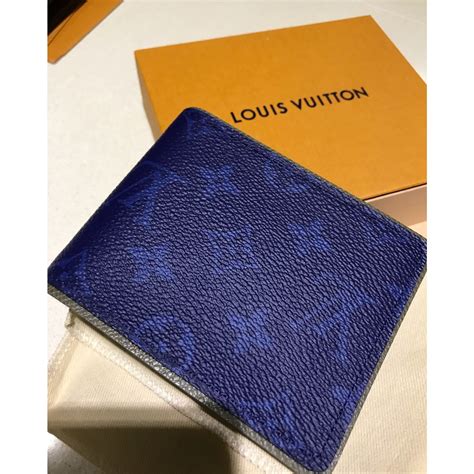 blue louis vuitton mens wallet|louis vuitton wallet men's monogram.